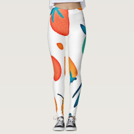 Legging Fruta Whimsy: Padrão Reproduzível