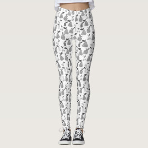 Legging Frutas de desenho cartoon sem costura maçãs peras