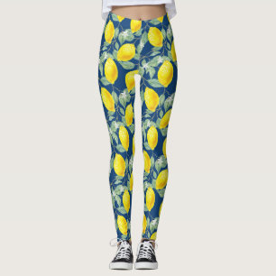 Legging Frutas DE LEMÃO NO PAÍS AZUL