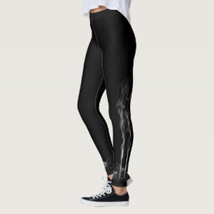 Legging Fumaça Negra de Dragão