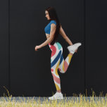 Legging Fun colorful abstract stylish fun<br><div class="desc">Experimente conforto e estilo com as nossas leggings coloridas modernas. Apresentando um padrão de abstrato elegante e divertido por todo o lado, estas leggings são perfeitas para mulheres ocupadas que querem parecer na moda sem esforço. Feitos com o máximo cuidado, eles fornecem um ajustado e são projetados para mantê-lo confortável...</div>