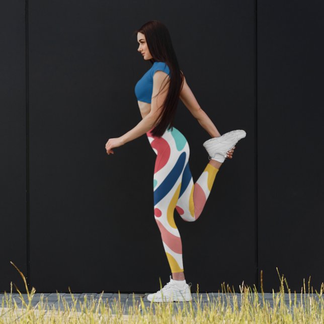 Legging Fun colorful abstract stylish fun (Criador carregado)