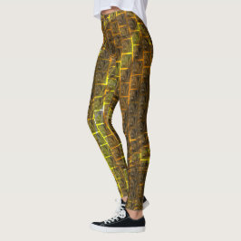 Legging Fundo com imagem "sepia" em ouro?