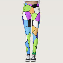 Legging Fundo de Cristais de abstrato