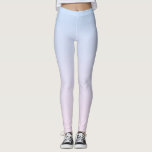Legging Fundo de Gradação Cor-de-Rosa Pálido e Azul<br><div class="desc">Cor rosa pálido e gradiente azul.</div>
