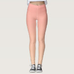 Legging Fundo de Gradação de Pêssego<br><div class="desc">Pessegueiro comum e fundo de gradiente rosa.</div>