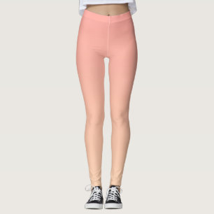 Legging Fundo de Gradação de Pêssego