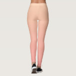 Legging Fundo de Gradação de Pêssego<br><div class="desc">Pessegueiro comum e fundo de gradiente rosa.</div>