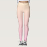 Legging Fundo de gradação rosa pálido e amarelo<br><div class="desc">Gradiente rosa pálido e amarelo.</div>