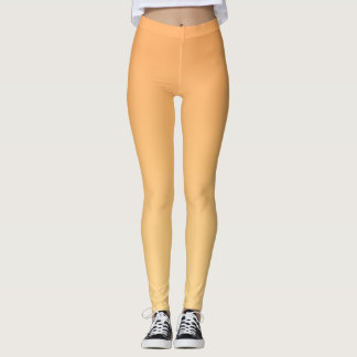 Legging Fundo de gradiente laranja e amarelo