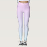 Legging Fundo de gradiente pastoso rosa e azul<br><div class="desc">Gradiente pastel azul e rosa comum.</div>