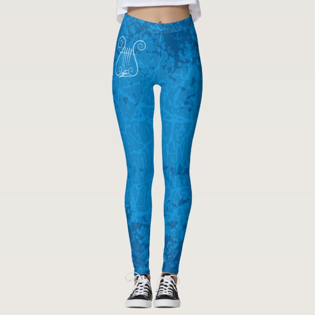 Legging Fundo de Lyre Azul (Frente)
