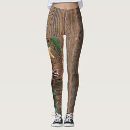 Legging fundo de madeira com pínus