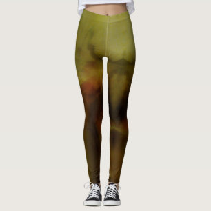 Legging Fundo Difuso Marrom
