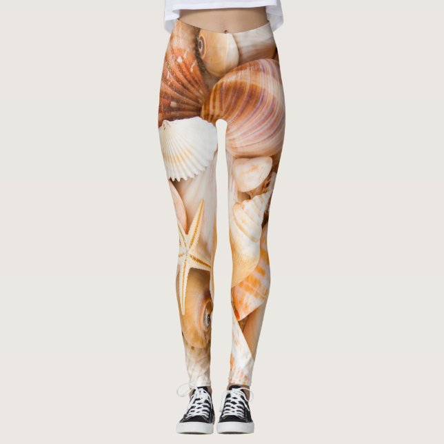 Legging Fundo do mar: tema marinho. (Frente)