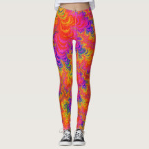 Funky Psicodélico Hippie Boho Neon Arco-Íris Fract
