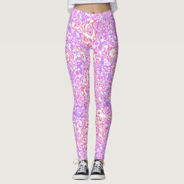Legging Funky Swirly Boho Hippie Colorful Abstrato Marble