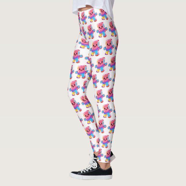 Legging Funny Cute Candy Gimme Gummy Bear (Esquerda)