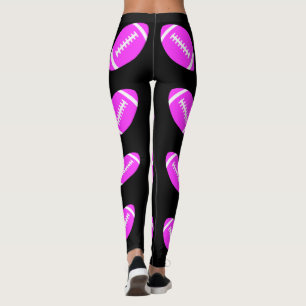 Legging Futebol cor-de-rosa Powderpuff ou do rosa