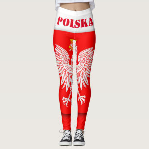 Legging Futebol de 2026 - Polônia Flag World Cup Polska
