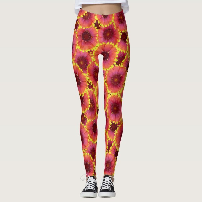 Legging Gaillardia - Padrão Sem Costura (Frente)