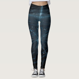 Legging Galáxia Azul Traseira