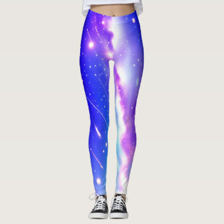 Legging Galáxia Celestial Azul e Rosa