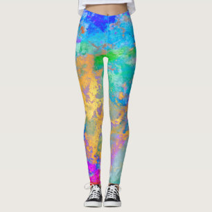 Legging Galáxia de Abstrato PixDezines / Energia Cósmica