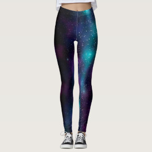 Legging Galáxia de PixDezines/energia cósmica