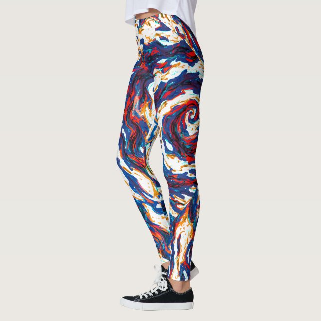 Legging Galáxia Espiral Roxa (Esquerda)