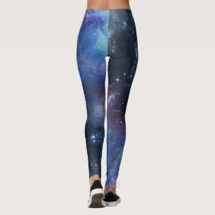Legging Galáxia Estrelas Universo