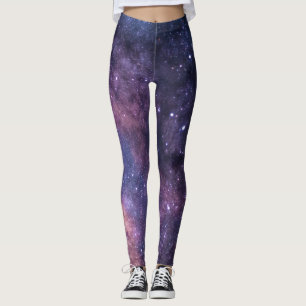 Legging Galáxia Nebula Yoga Panta Roxo Espacial