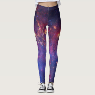 Legging Galáxia Nebula Yoga Panta Roxo Espacial