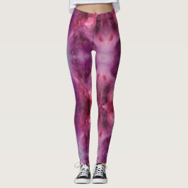 Legging Galáxia Roxo e Cadeado Vermelho