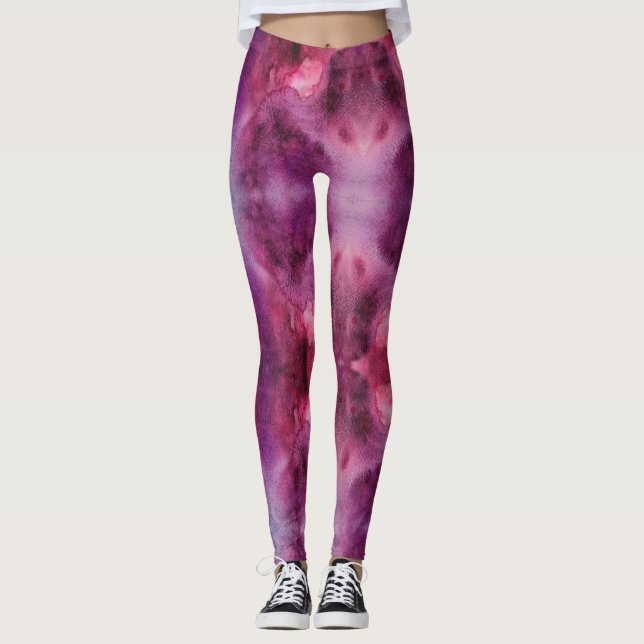 Legging Galáxia Roxo e Cadeado Vermelho (Frente)