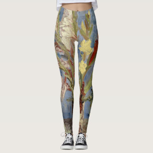 Legging Galeria Van Gogh Gladioli e China AstersArte HD