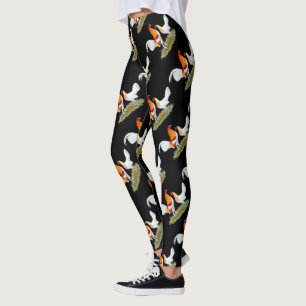 Legging Galinha anã de jogo inglesa velha: Pyle vermelho