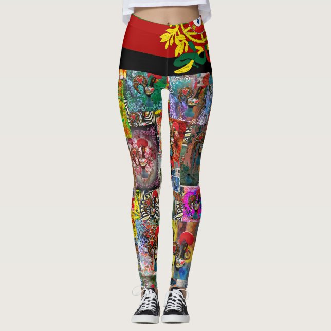 Legging Galo de Barcelos, Portugal (Frente)