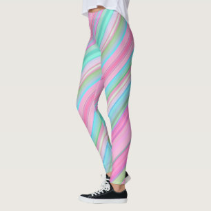 Legging Gamas de Diagonal Coloridas