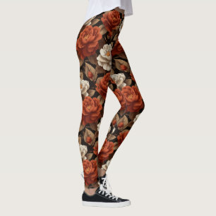 Legging Gardênias Flor Fitness Moda Gardênias