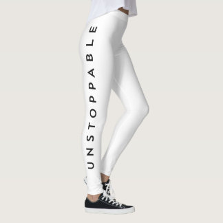 Legging Garota de NYC Imparável Tipografia Motivacional