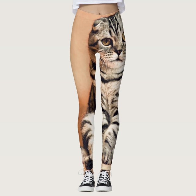 Legging Gatinho Bonito Desenterrado (Frente)