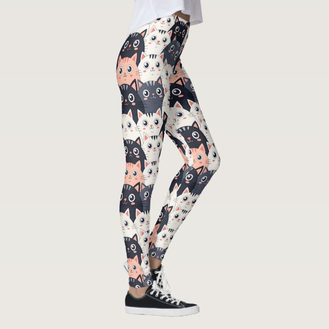 Legging Gatinho Kaleidoscópio (Direita)