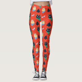 Legging Gatinhos de Natal