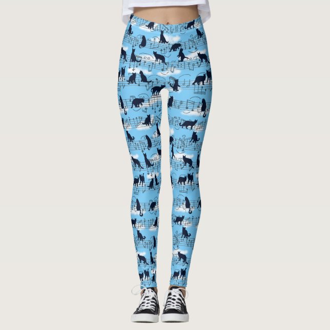 Legging gatinhos musicais (Frente)