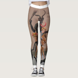 Legging Gato Assustador Vom Krampus Demon Natal Demon Kra