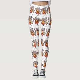 Legging Gato da pizza! Caneleiras