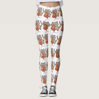 Legging Gato da pizza! Caneleiras