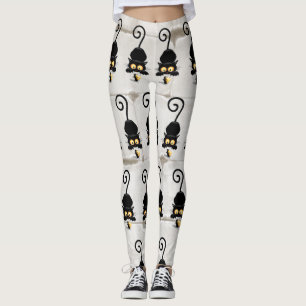 Legging Gato e Rato com Personagens de desenho animados Di