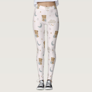 Legging Gatos Anjo Kawaii & Nuvens (2)